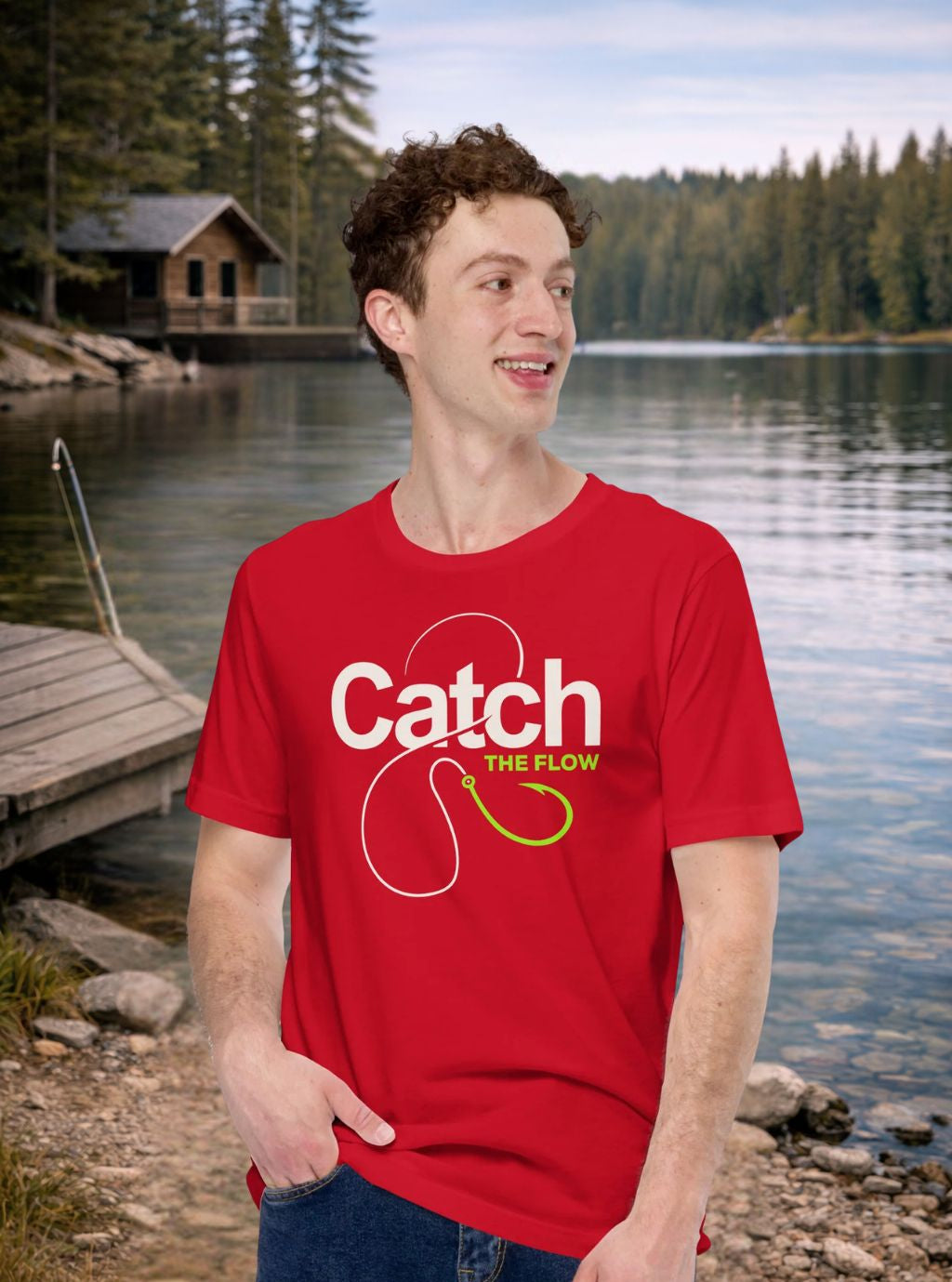 Catch The Flow Fishing T-Shirt