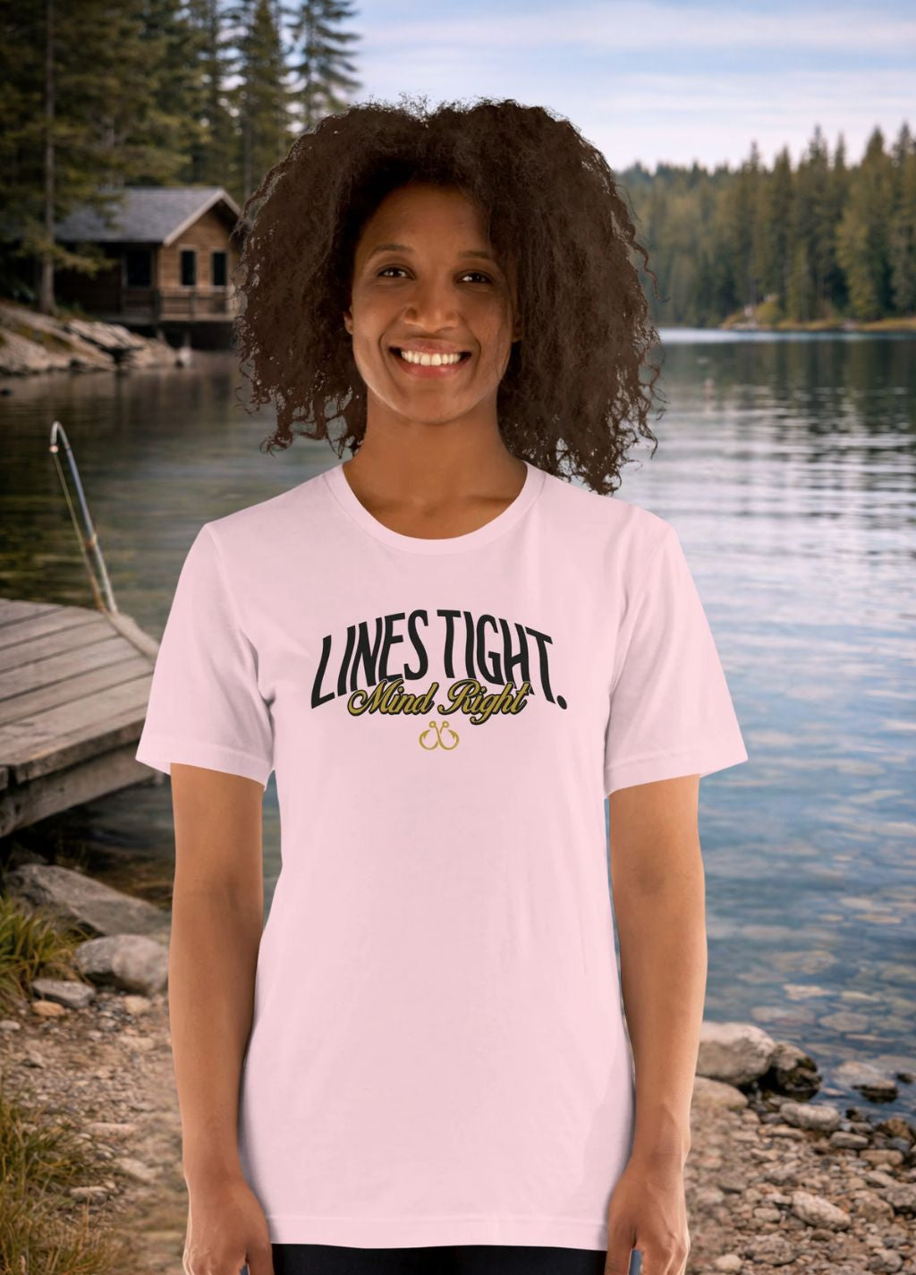 Lines Tight women fishing apparel - comfortable t-shirt for anglers