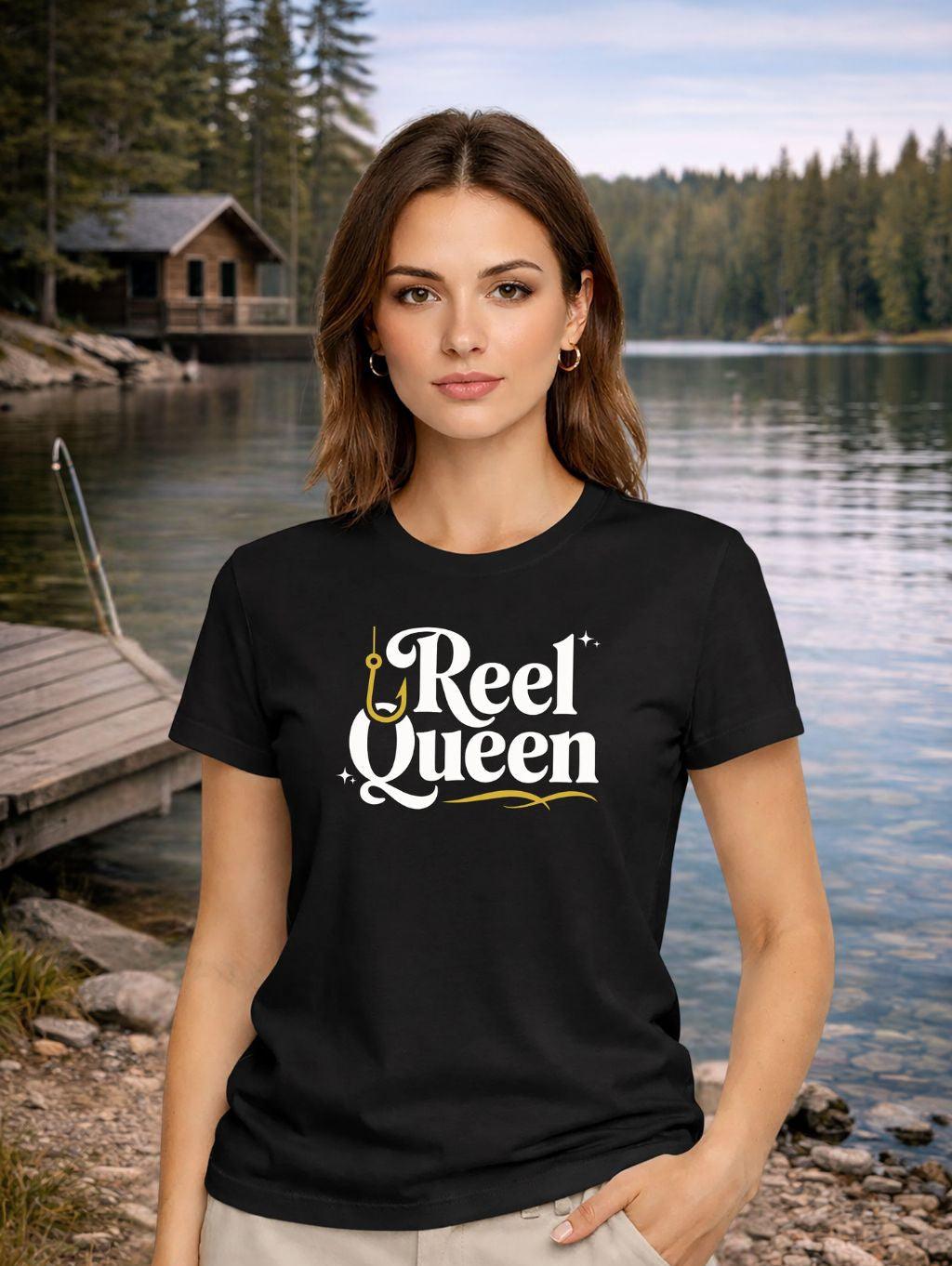 Reel Queen – Women’s Fishing Lifestyle Tee