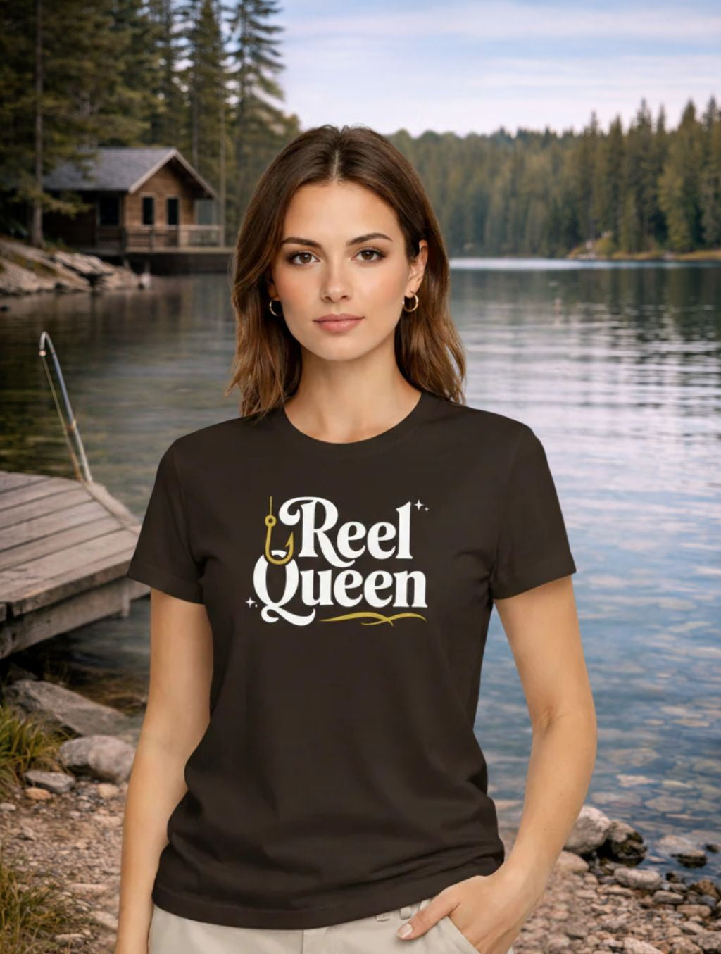 Reel Queen – Women’s Fishing Lifestyle Tee