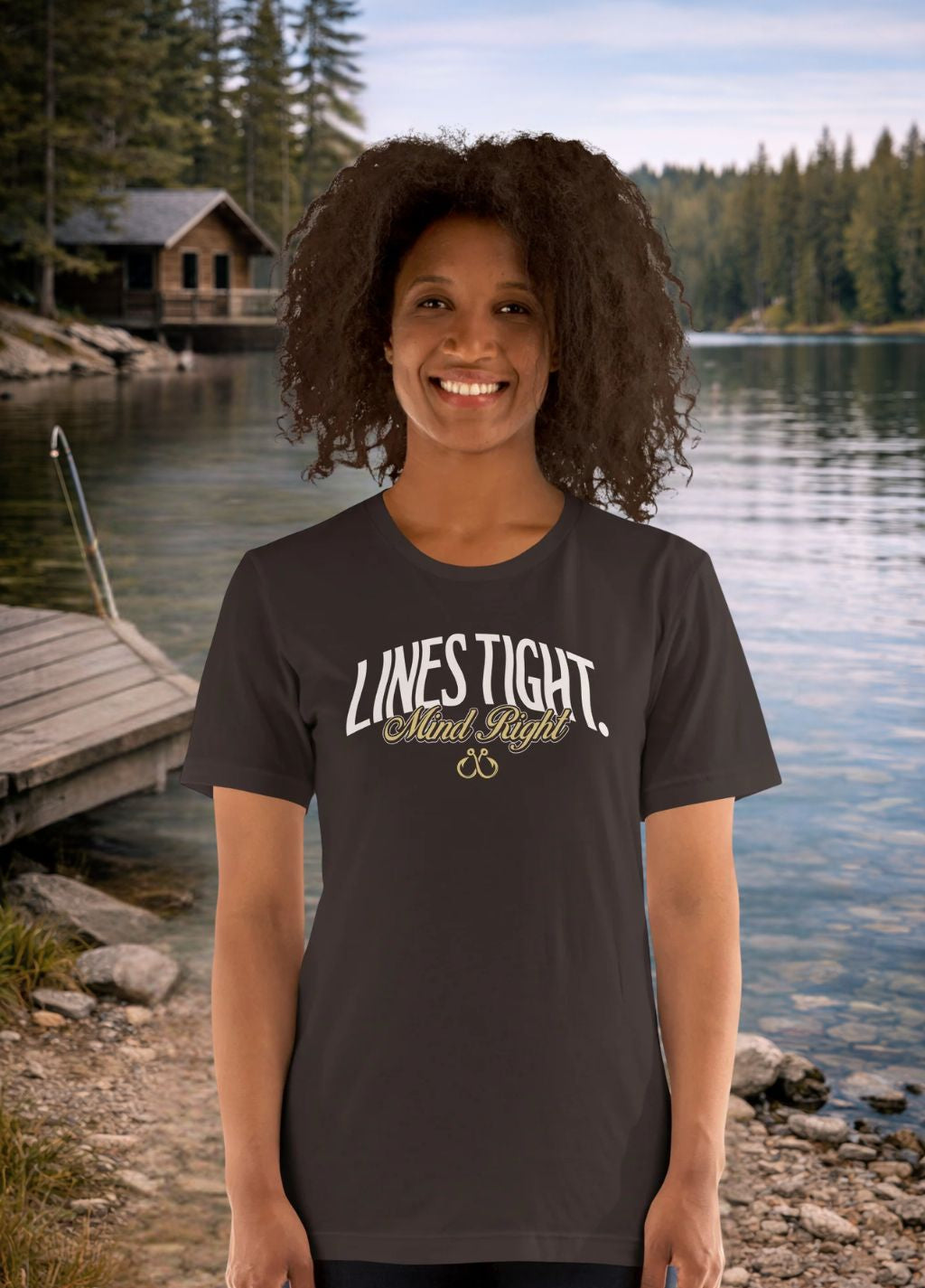 Lines Tight fishing apparel - comfortable t-shirt for women anglers